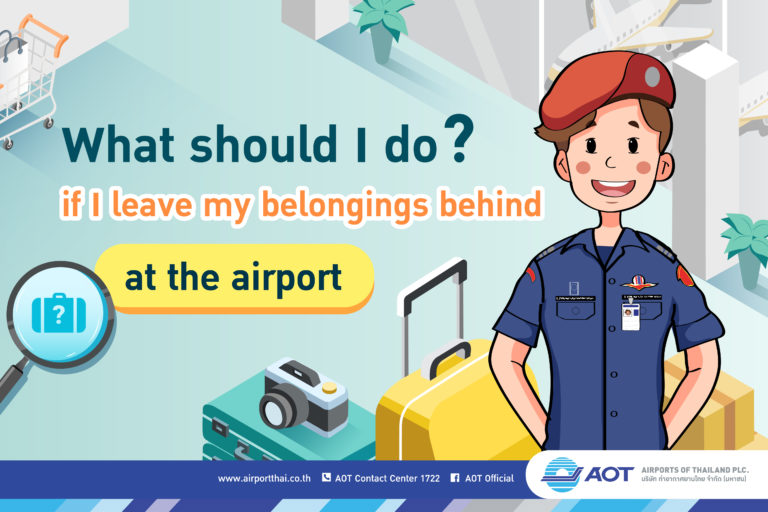 What should I do? if I leave my belongings behind at the airport ...